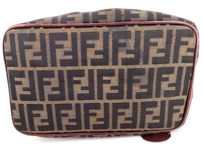 #1393 FENDI Vintage Zucca Vanity Handbag