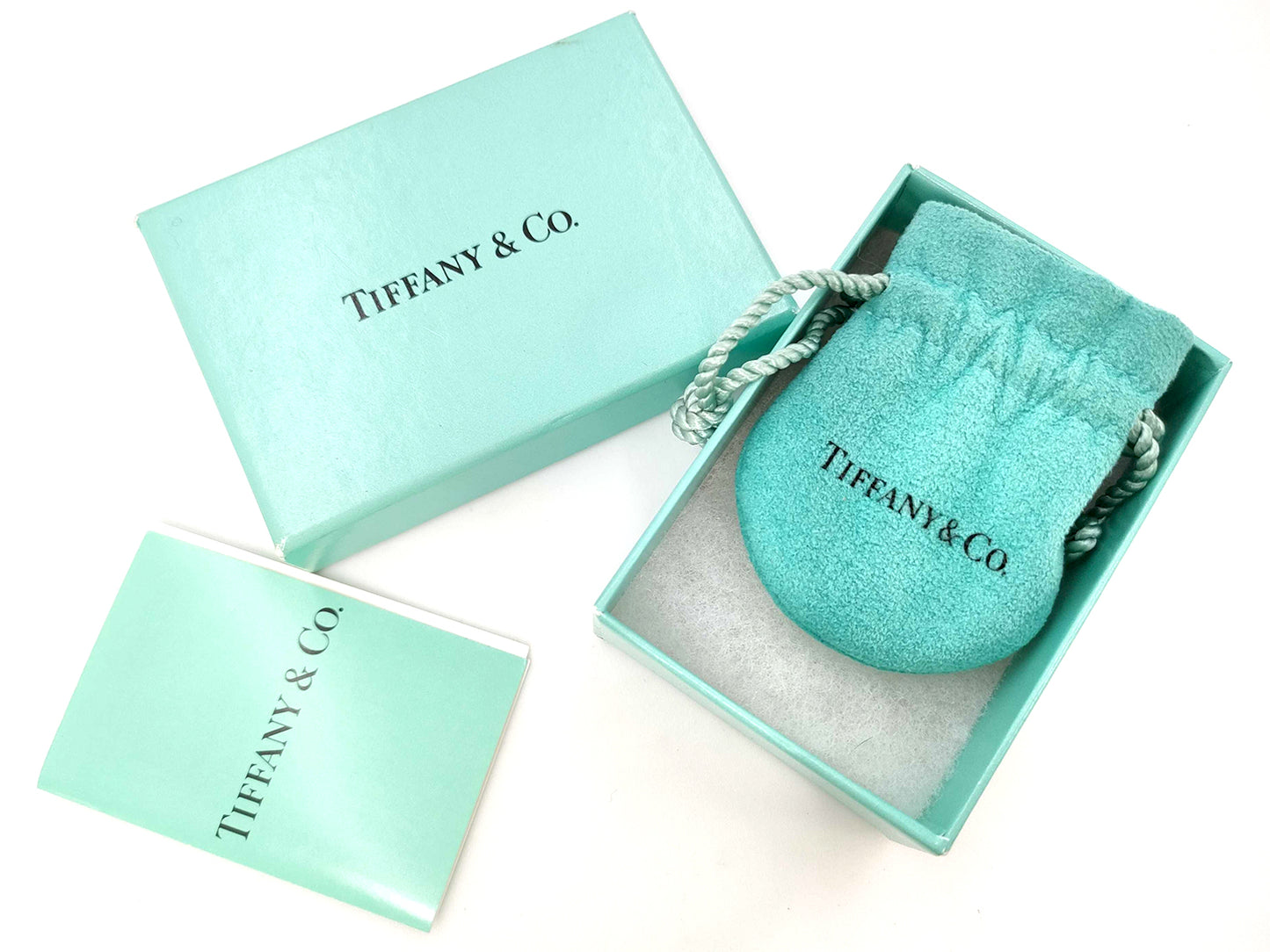 #1389 TIFFANY & CO Elsa Peretti Double Loop 925 Silver Necklace