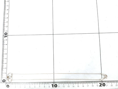 #1389 TIFFANY & CO Elsa Peretti Double Loop 925 Silver Necklace