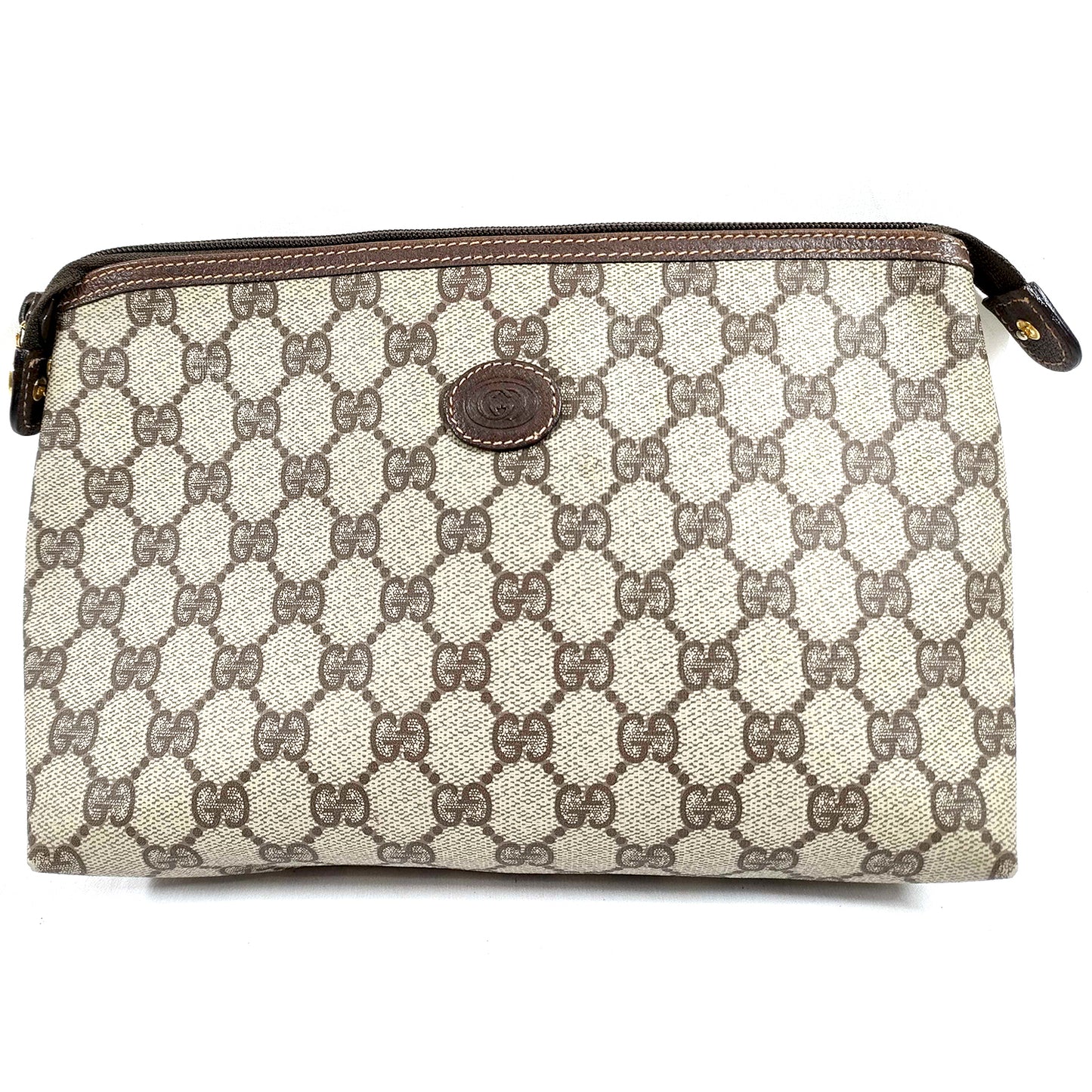 #1411 GUCCI GG Supreme Cosmetic Pouch