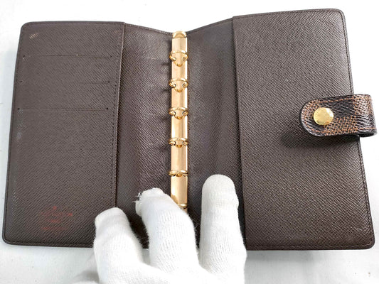 #1508 LOUIS VUITTON Damier Ebene Agenda PM