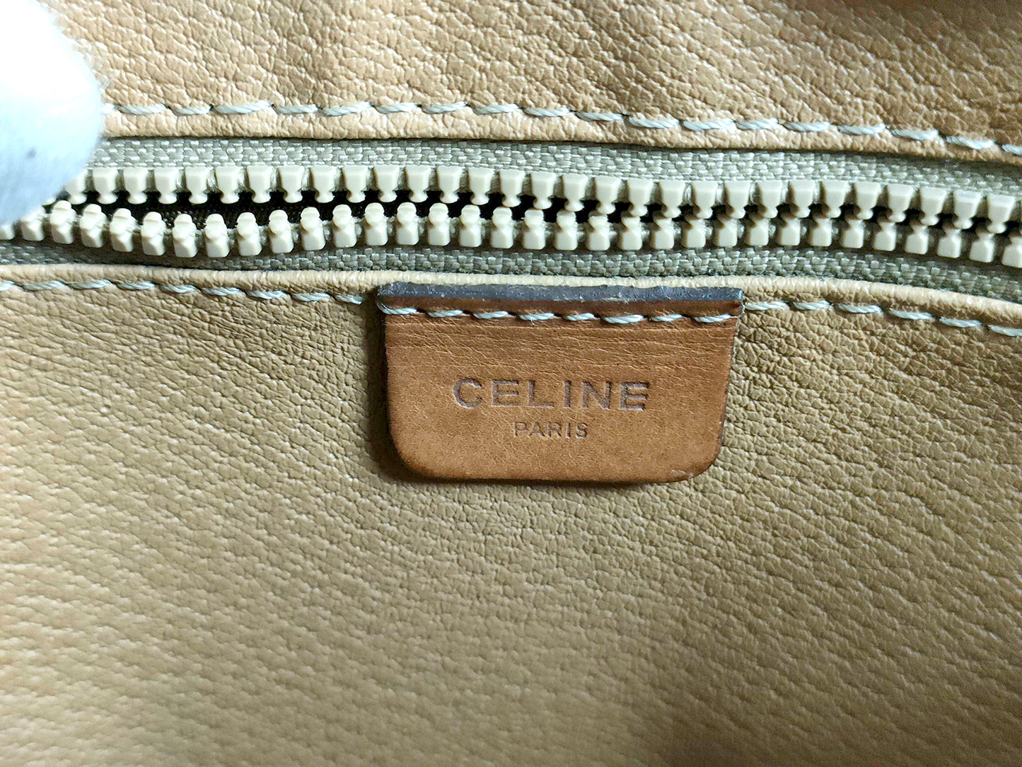 #1410 CELINE Triomphe Cosmetic Pouch