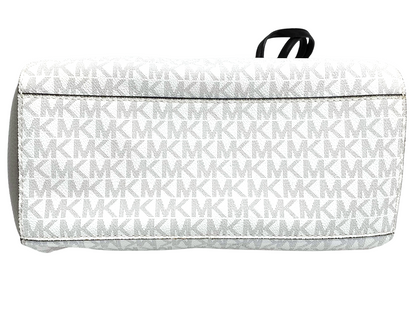 #1417 MICHAEL KORS Kimberly Color-Block Logo and Leather Tote Bag