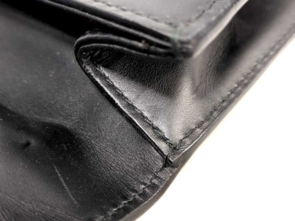 #1381 GUCCI Web Sylvie Mini Navy Blue Calfskin Leather Shoulder Bag