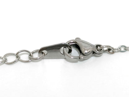 #1408 TIFFANY & CO Elsa Peretti Open Heart Silver Necklace