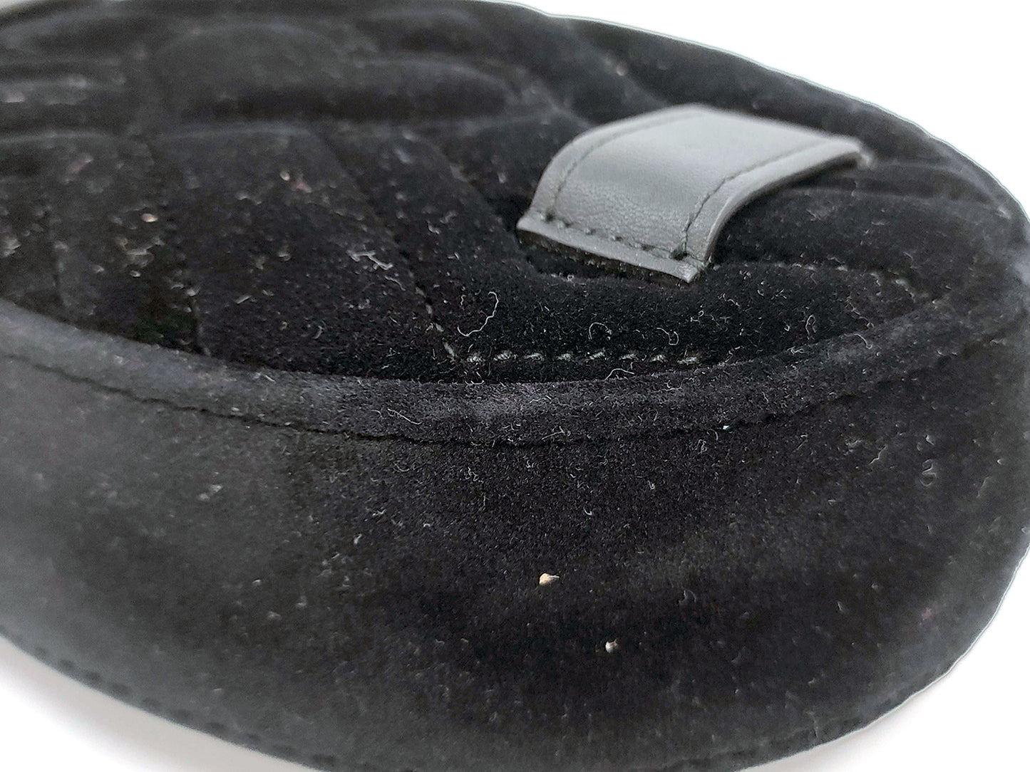 #1371 GUCCI GG Marmont Crystal Stars Black Velvet Matelassé Chevron Belt (Bum) Bag