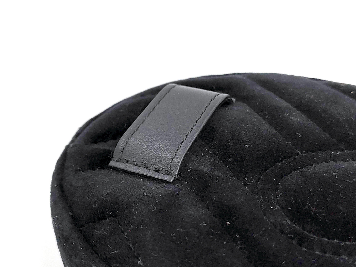 #1371 GUCCI GG Marmont Crystal Stars Black Velvet Matelassé Chevron Belt (Bum) Bag