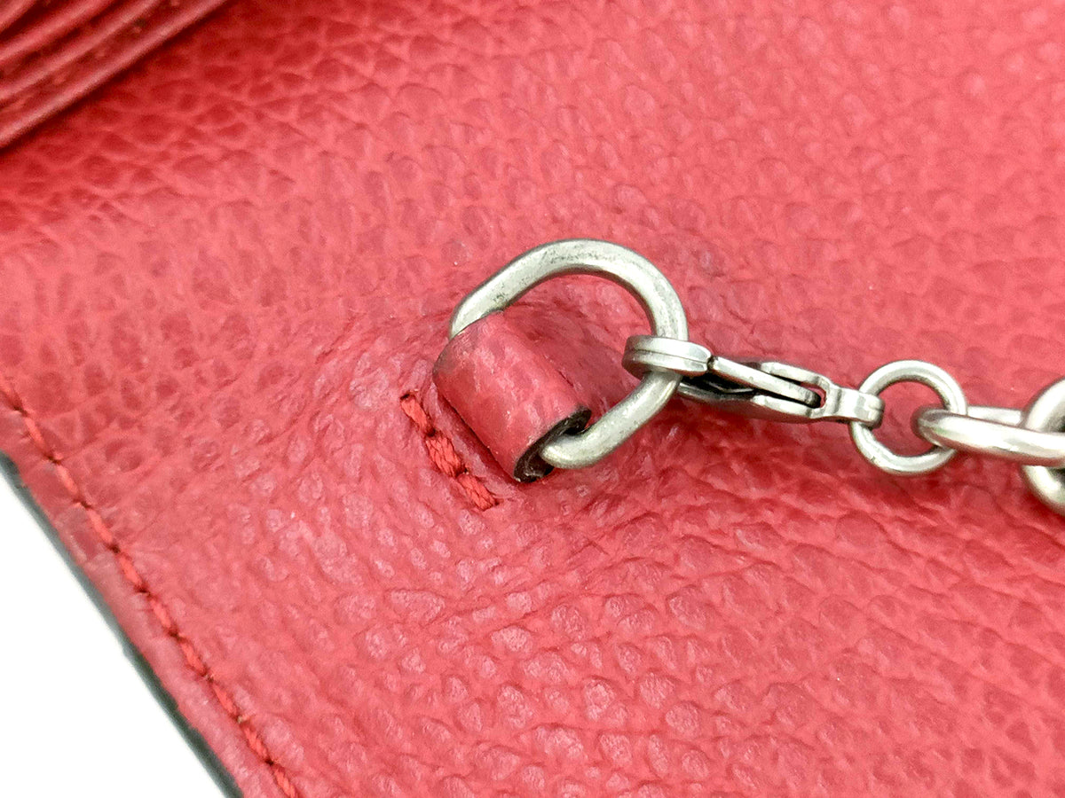 GUCCI Small Red Textured Leather Dionysus Bag(Oct 31)