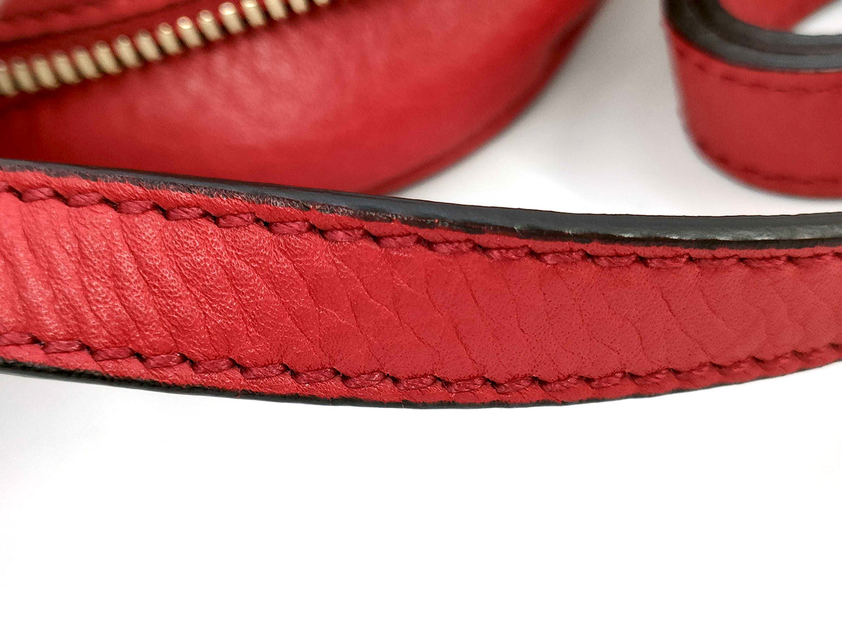 GUCCI Soho Disco Camera Red Crossbody(Oct 31)