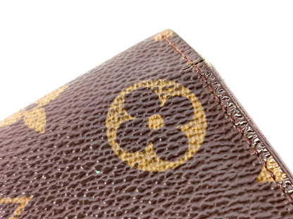 #1457 LOUIS VUITTON Monogram Tri-fold Long Wallet