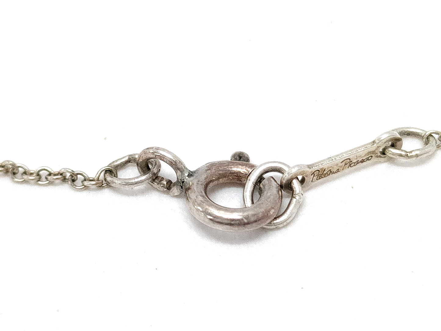 #1399 TIFFANY & CO Paloma Picasso Loving Heart 925 Silver Necklace