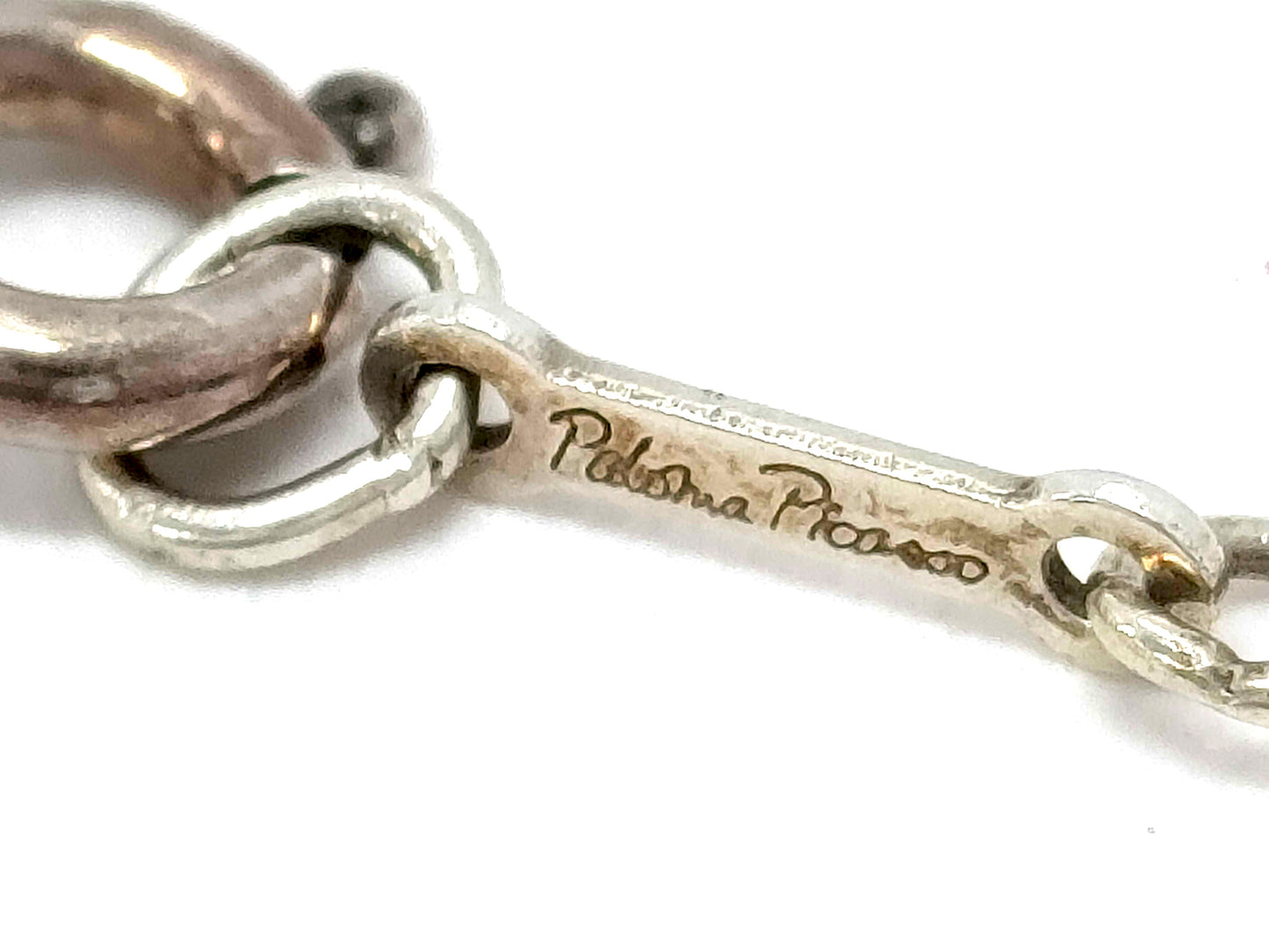 #1399 TIFFANY & CO Paloma Picasso Loving Heart 925 Silver Necklace