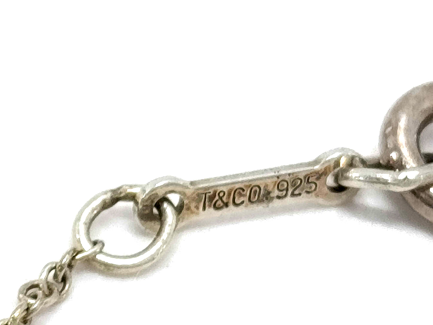 #1399 TIFFANY & CO Paloma Picasso Loving Heart 925 Silver Necklace