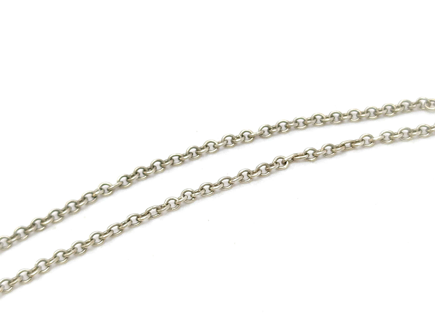 #1399 TIFFANY & CO Paloma Picasso Loving Heart 925 Silver Necklace