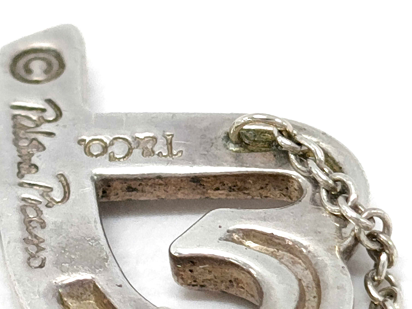 #1399 TIFFANY & CO Paloma Picasso Loving Heart 925 Silver Necklace