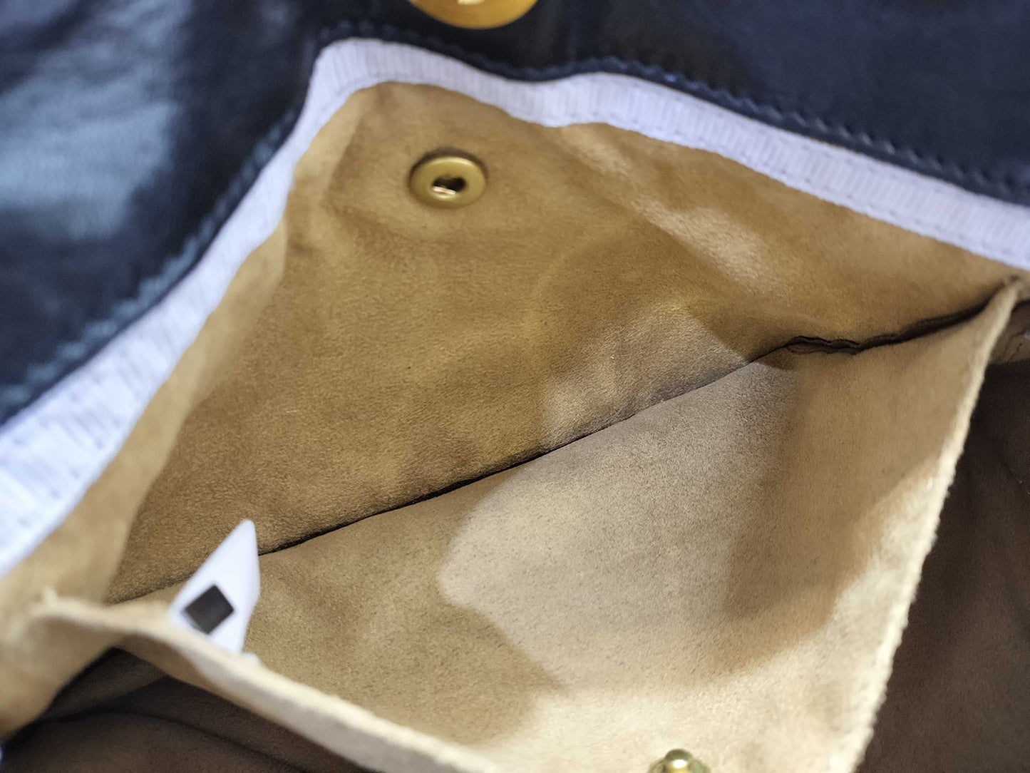 #1414 JIMMY CHOO Black Leather & Neoprene Maddy Bag