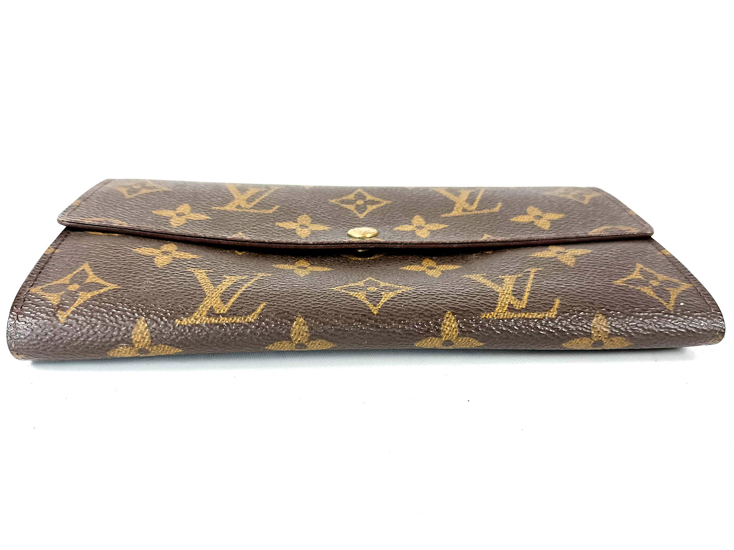 #1458 LOUIS VUITTON Monogram Bi-fold Long Wallet