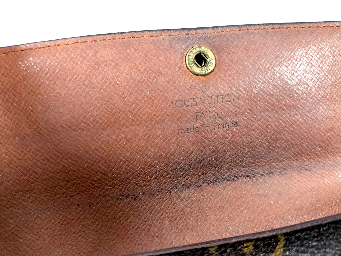 #1458 LOUIS VUITTON Monogram Bi-fold Long Wallet