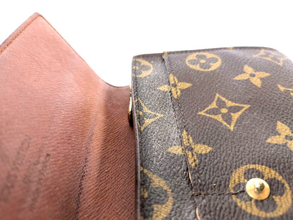 #1458 LOUIS VUITTON Monogram Bi-fold Long Wallet