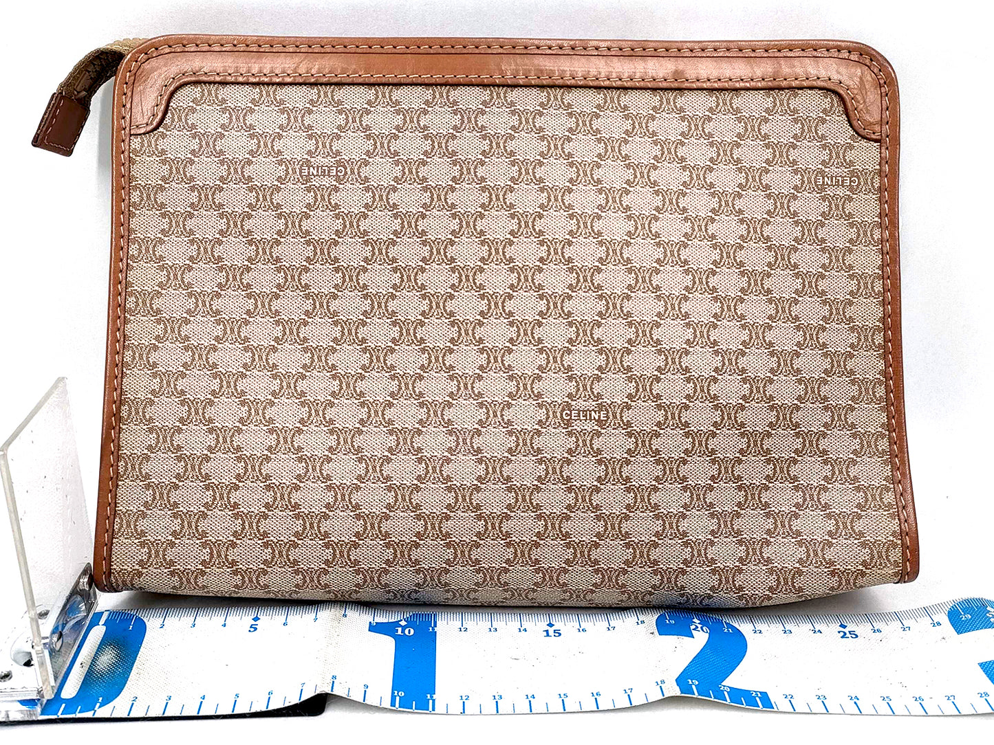 #1404 CELINE Triomphe Cosmetic Case