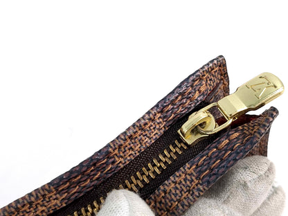 #1394 LOUIS VUITTON Damier Ebene Accessory Pouch