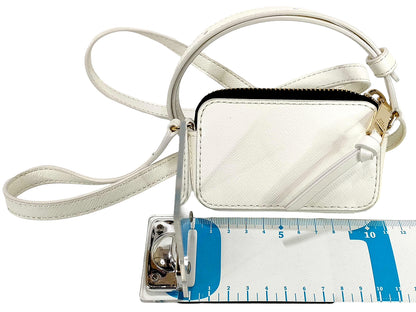 #1385 MARC JACOBS Saffiano Leather Snapshot Camera Micro Crossbody