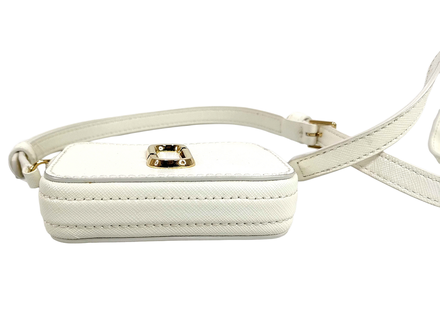 #1385 MARC JACOBS Saffiano Leather Snapshot Camera Micro Crossbody