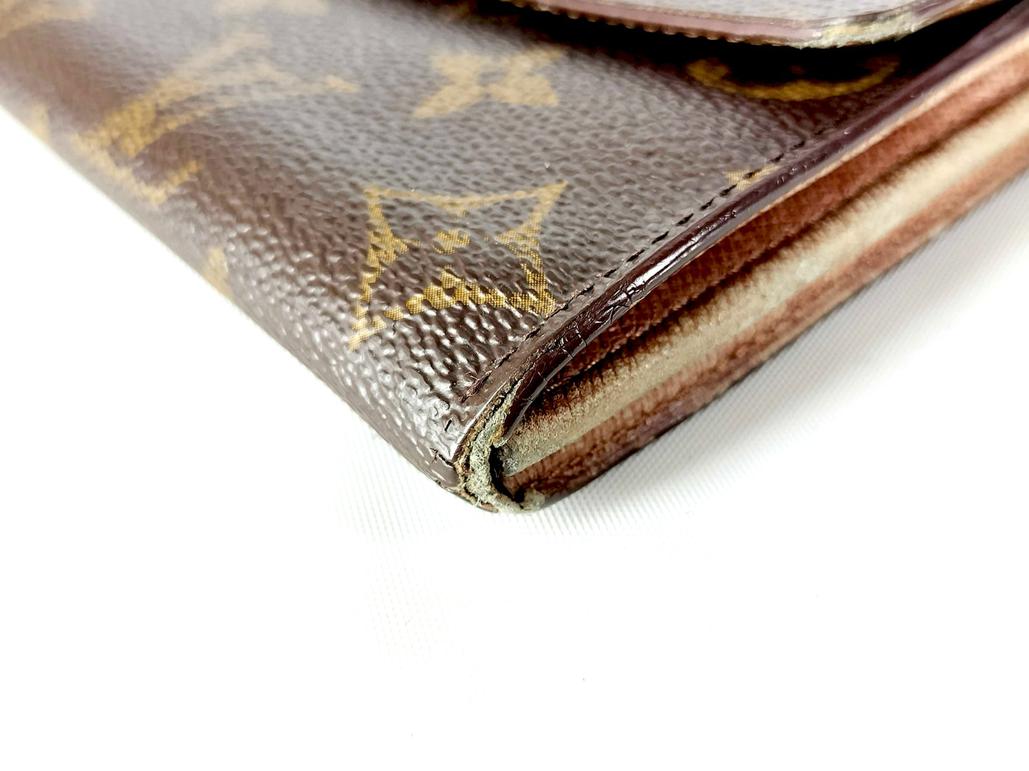 #1456 LOUIS VUITTON Monogram Bi-fold Long Wallet
