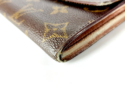 #1456 LOUIS VUITTON Monogram Bi-fold Long Wallet