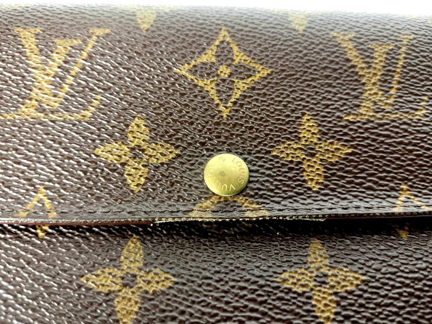 #1456 LOUIS VUITTON Monogram Bi-fold Long Wallet