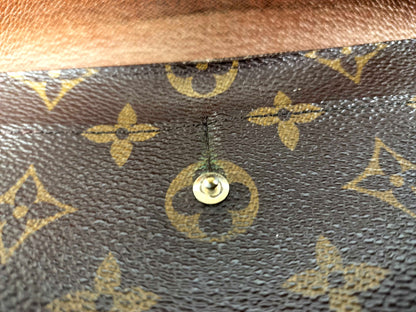 #1456 LOUIS VUITTON Monogram Bi-fold Long Wallet