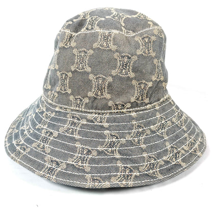 #1400 CELINE Triomphe Denim Bucket Hat