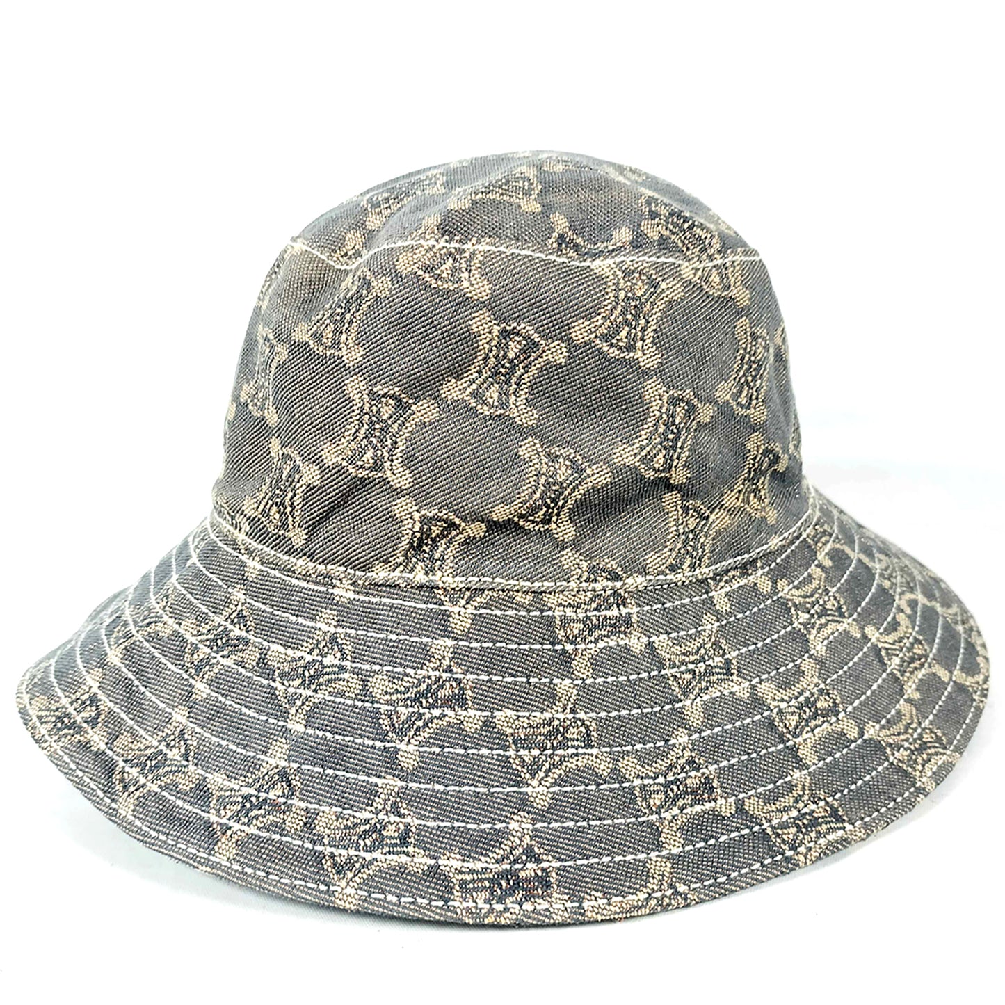 #1400 CELINE Triomphe Denim Bucket Hat