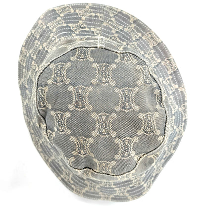 #1400 CELINE Triomphe Denim Bucket Hat