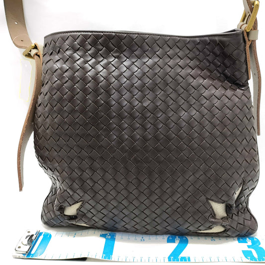 #1421 BOTTEGA VENETA Nappa Intrecciato Marquise Flower Crossbody