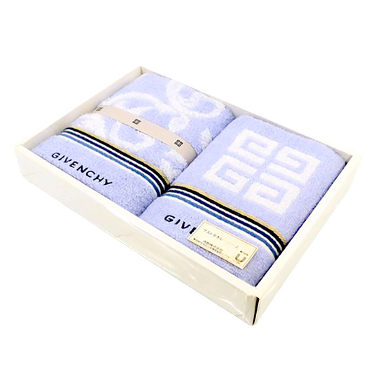 #1467 GIVENCHY Set of 2 100% Cotton Bath Hand Towels