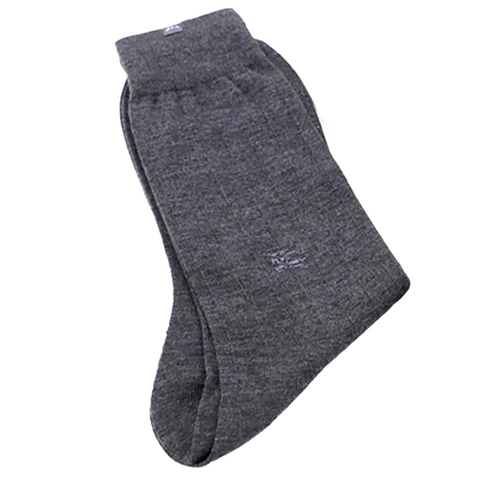 #1435 BURBERRY Vintage Grey Men's Knit Socks