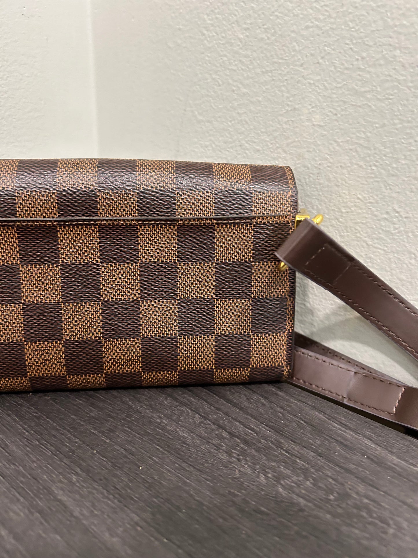 SOLD! Louis Vuitton Damier Wallet w/ Strap