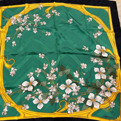 #110 VALENTINO 90cm Silk Scarf