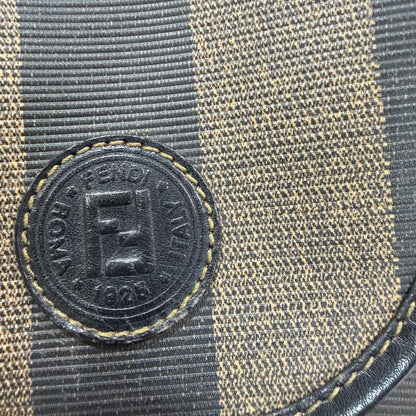 #1115 FENDI Pequin Coated Canvas Vintage Backpack