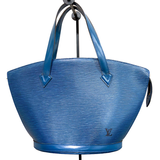 #9118 LOUIS VUITTON Blue Epi Saint Jacques PM