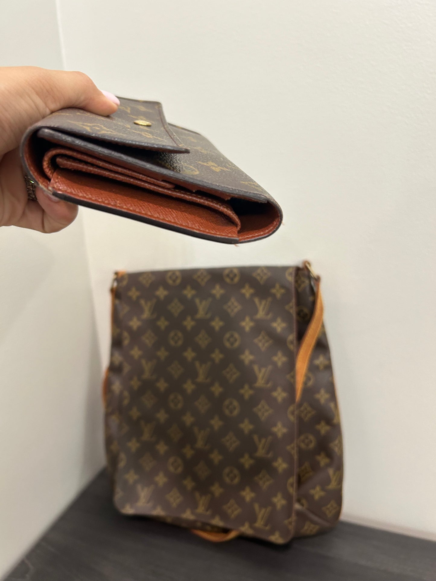 SOLD! Louis Vuitton Monogram Salsa Musette GM & Wallet