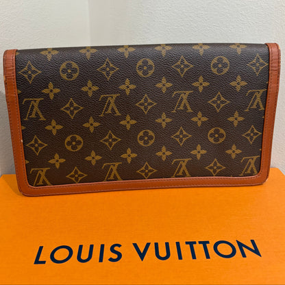 #1101-08 LOUIS VUITTON Monogram Dame 28 with Removable Chain