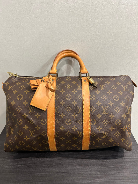 BUY NOW  Louis Vuitton Monogram Keepall 45 *Extra 50% Off for Subscribers*