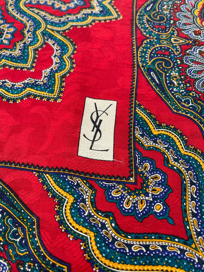 SOLD! Yves Saint Laurent Silk Scarf