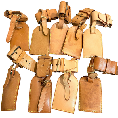 8846 LOUIS VUITTON Set of 9 Luggage Tag Set MSRP $1,350