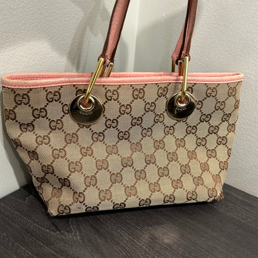 CLEARANCE Gucci Canvas Mini Tote