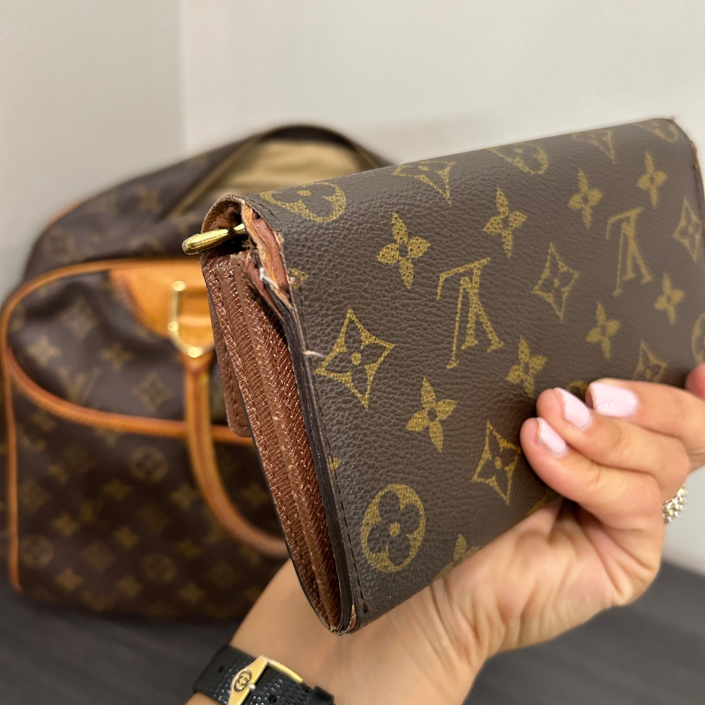 SOLD! Louis Vuitton Monogram Deauville & Wallet