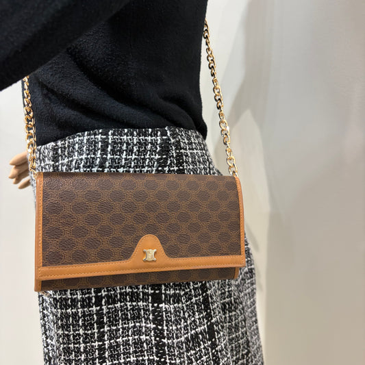 #1703 CELINE Macadam Long Wallet