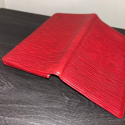 SOLD! Louis Vuitton Epi Checkbook Wallet